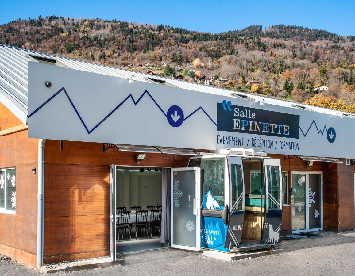 L'Epinette - Gite De Groupe Et Salle De Reception Allevard Exteriör bild